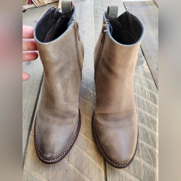 Blondo Waterproof Nivado Tan Ankle Boots Leather Upper - Picture 4 of 15
